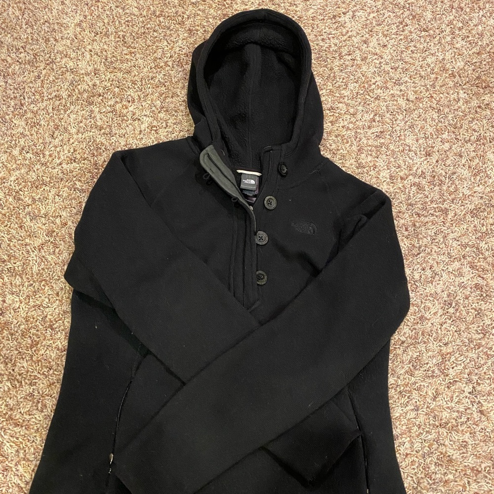 The North Face hooded sweatshirt